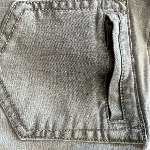 Free People Grey Moto Skinny Jeans 26 - Picture 8 of 10